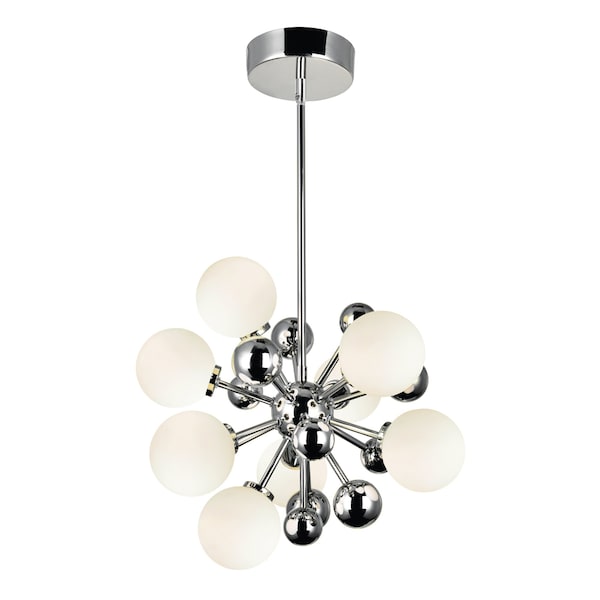 Cwi Lighting Element 8 Light Chandelier With Polished Nickel Finish 1125P16-8-613 - main